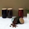 Glass Container With Lid 1L Gray