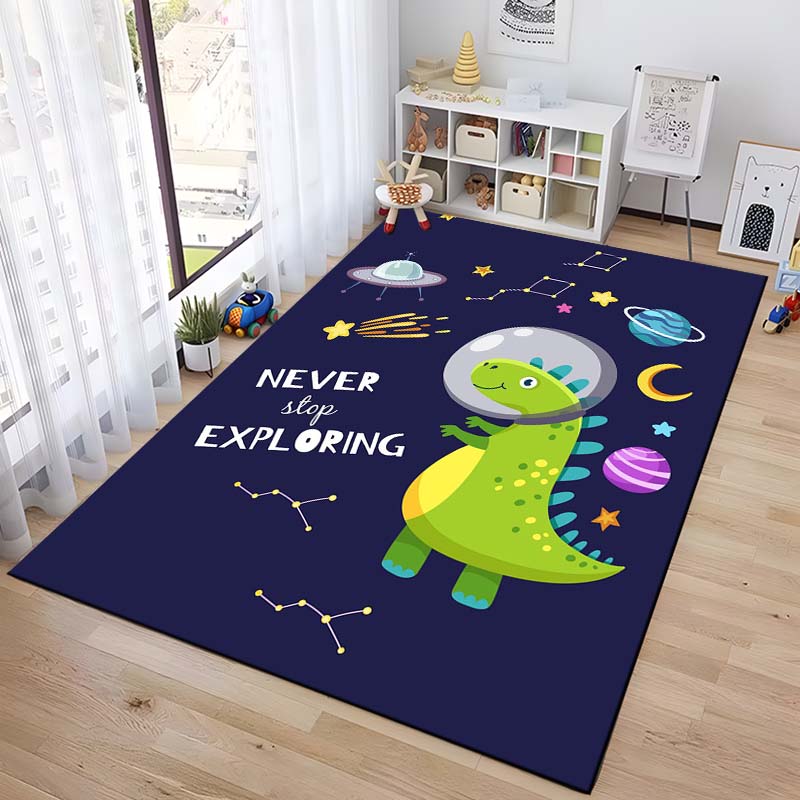 15 Size Cartoon Dinosaur Space Cute Dino Children Area Rug,Carpet for Living Room Bedroom Sofa Doormat Decoration Floor Mat Cool