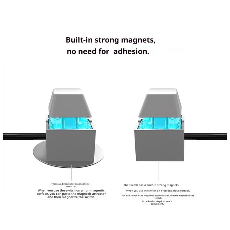 Desktop PC External Power Switches ABS Design For HassleFree Booting Without Opening Case
