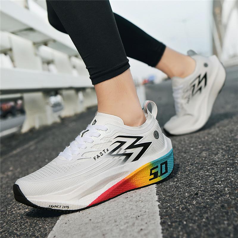 2025 Nowe Buty do Biegania Maratonowego Profesjonalne Elastyczne Antypoślizgowe Buty Sportowe Letnie Outdoor Miękkie i Wygodne Buty do Chodzenia