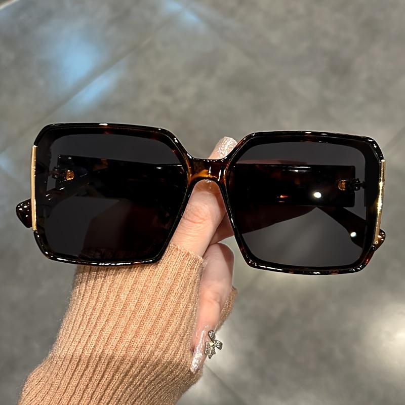 Extra Large Square Fashion Sunglasses for Men and Women Brand Gradient Color Glasses Summer Party