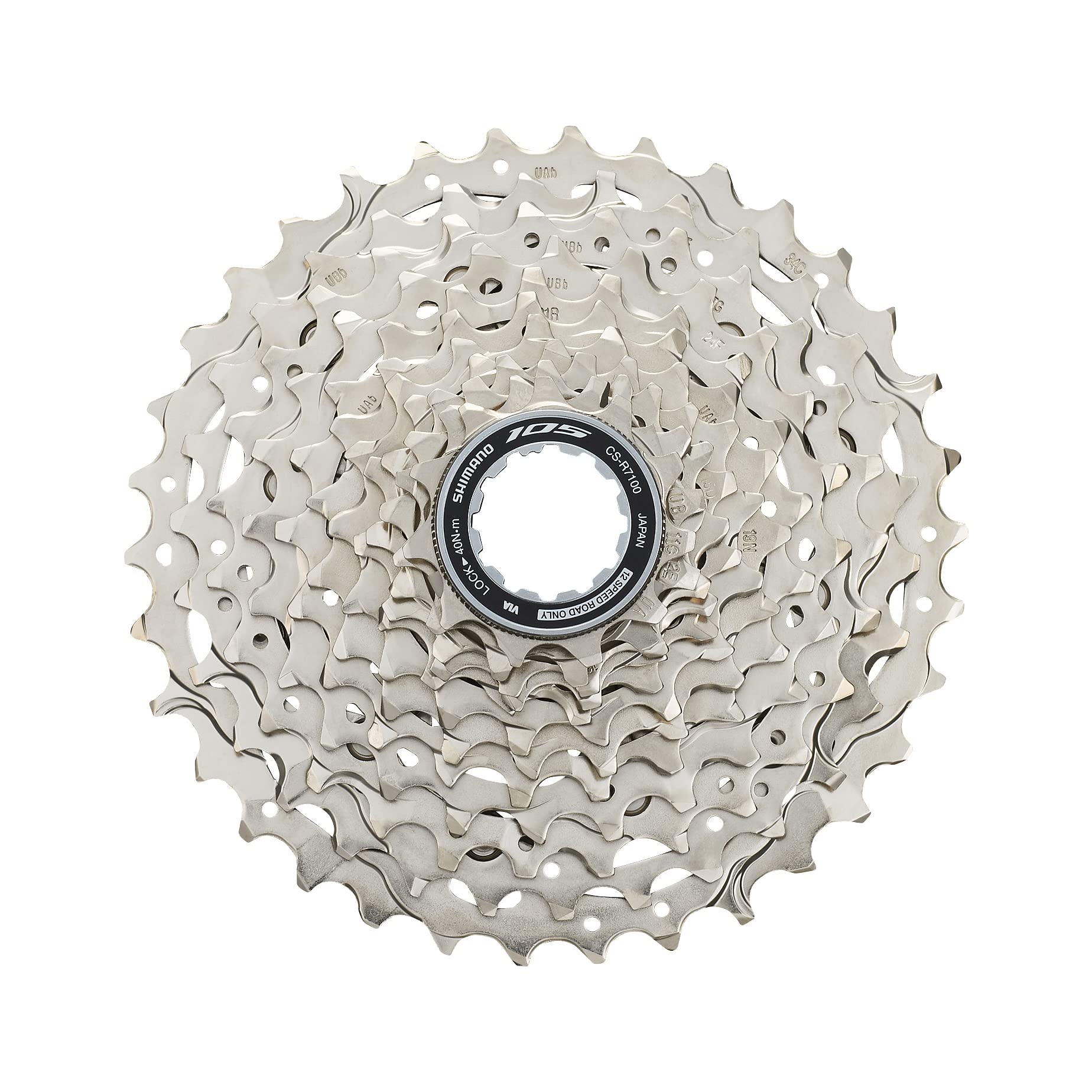 

SHIMANO CS-R7100 12s 11-12-13-14-15-17-19-21-24-27-30-34T ICSR710012134 Medium