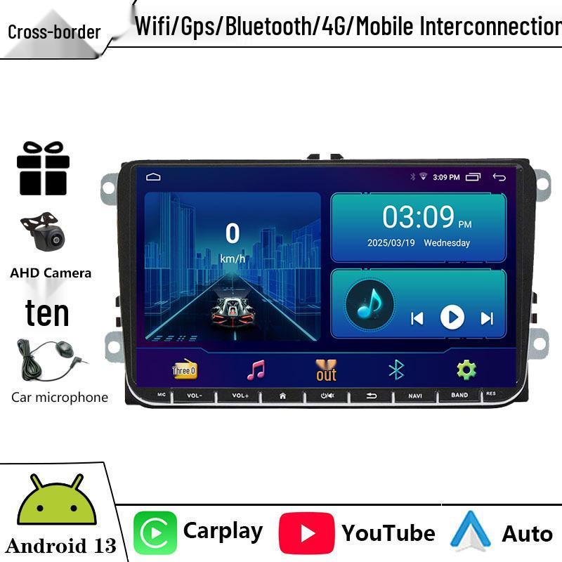 9-Inch VW Universal Android Screen Navigation MP5 Player with Carplay