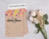 Inkdotpot 30 Bridal Shower InvitationsA  Rustic Kraft FloralA  Wedding Fill-In Style Invites Blank