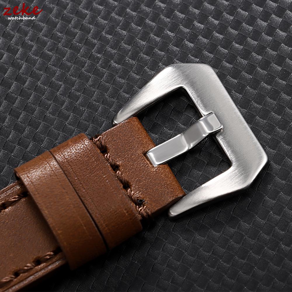 Echtes Leder Uhrenarmband 18mm 20mm 22mm 24mm 26mm für Panerai für Omega Rindslederarmband Vintage Braun Herren Damen Uhrenarmband