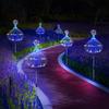 1pc 150 LED For Garden Patio Fireworks Lights Halloween Solar Christmas Stake Lamp Outdoor Landscape Decor Waterproof