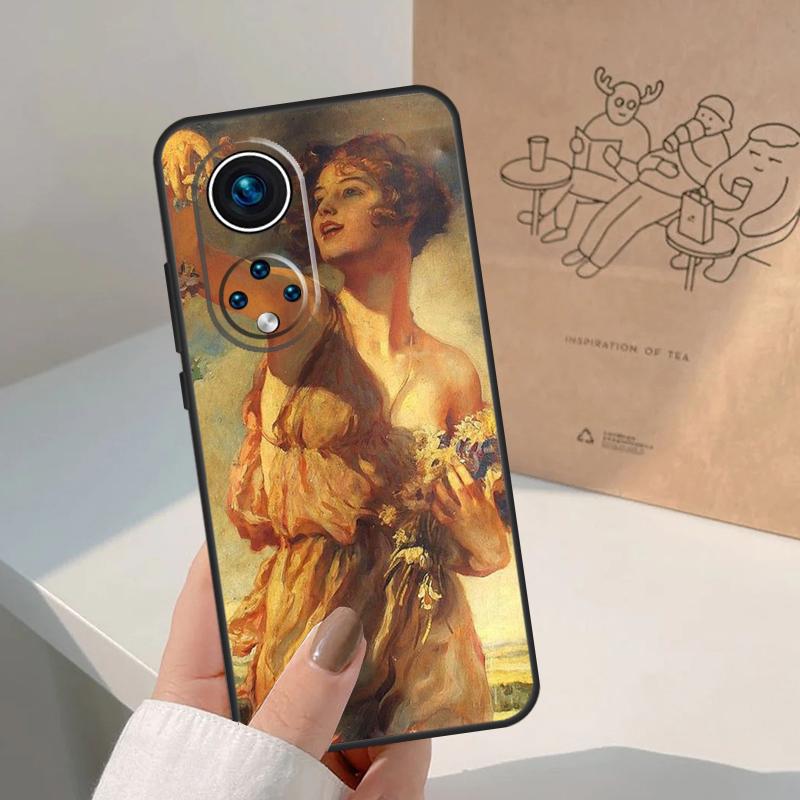 Renaissance Art Painting For Honor Magic 8 Pro 5 6 7 Lite Case For Honor Win RT 200 400 50 70 90 X8b X9a X9b X9c X9d