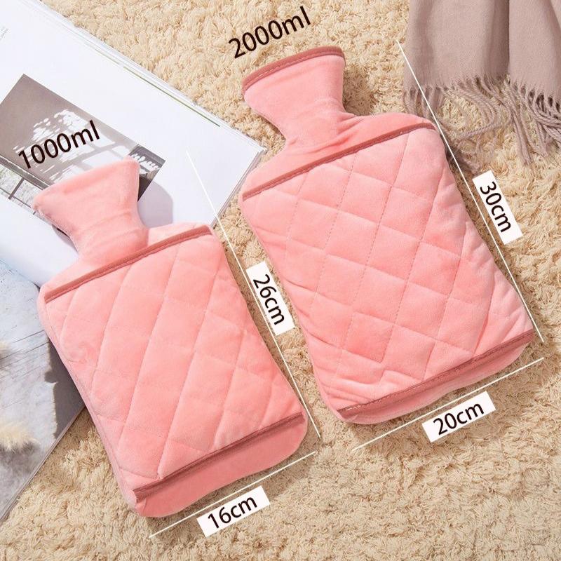Hot Water Bottle Covers Cold-proof Warm Insulated Cover Hand Feet Warmer Explosion-Proof Water Bottles Hot Water Women's Menstrual Warm Abdominal Bag