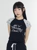 ADOREBELLE Shining Star Raglan Tee - Black