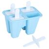 Homemade DIY Reusable Ice Cream Molds Reusable Ice Cream making tool Kitchen Accessories Blue4 Ice Cream Mold