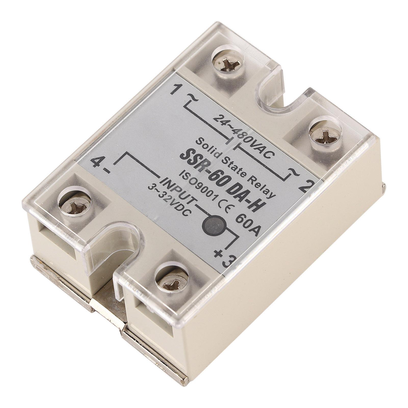 

Solid State Relay DCAC SSR with NonContact Switch High Quality SSR60ADAH