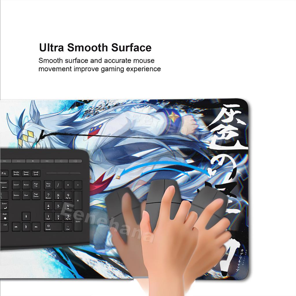 Mousepad Oguri Cap Umamusume PC Gamer Cabinet Mouse Pad XXL Game Pretty Derby Desk Mat Cute Anime Girls Rubber Non-slip Tablepad
