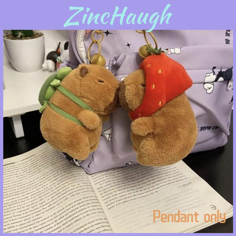 Cute Capybara Plush Keychain Bag Pendant Girls' Gift Soft And Adorable