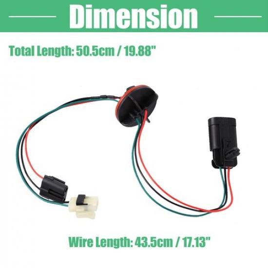Pack (1) Headlight Lamp Wiring Light Harness 68193062AB For Dodge For Ram 1500