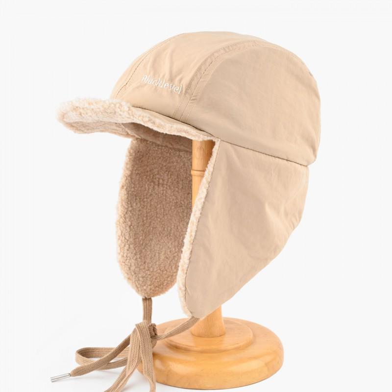Unisex Warm Fleece Lined Beanie Hat With Ear Protection Winter Outdoor Cycling Skiing