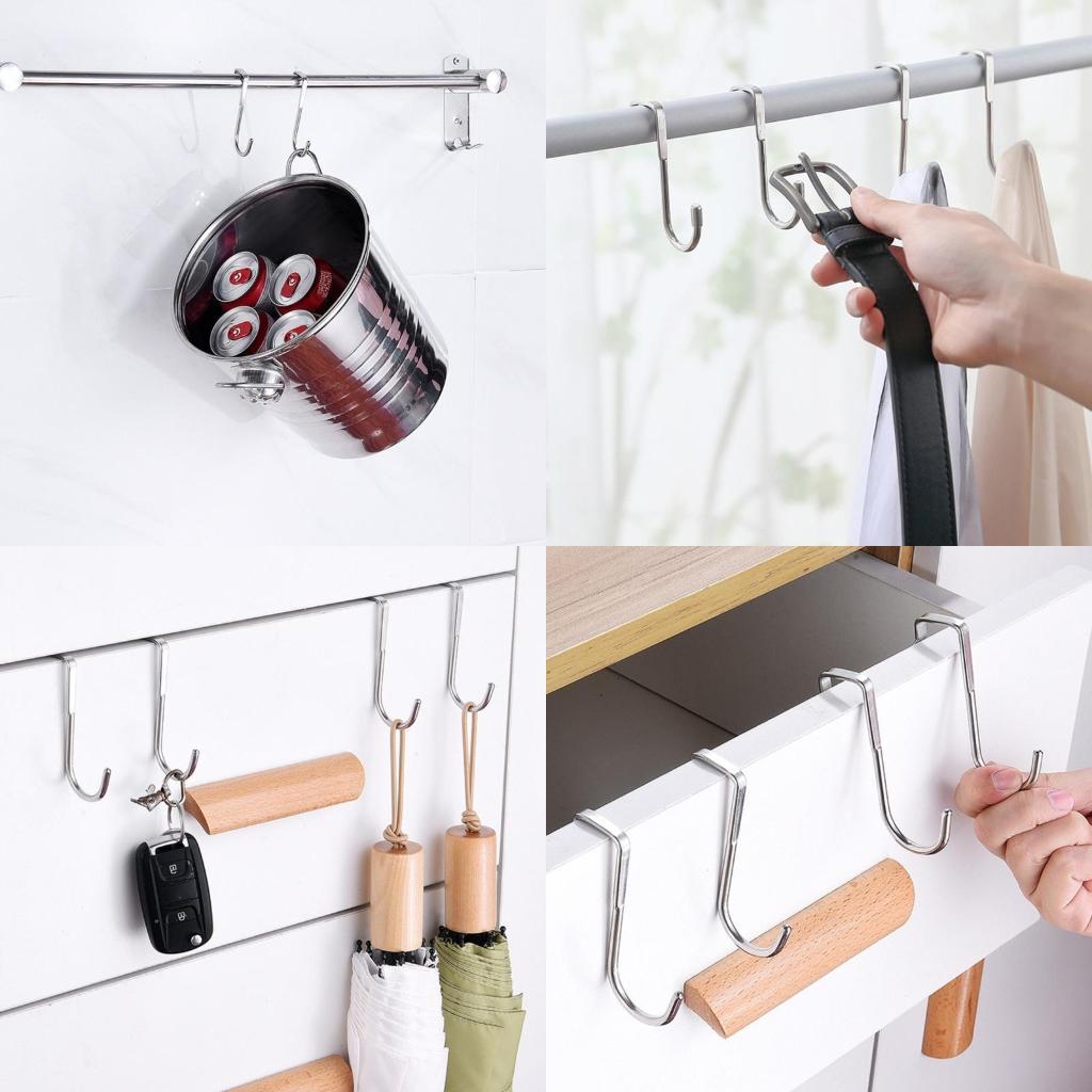 

Drill Door Back Hanger Stainless Steel Hook for Coat Hat Towel Storage Hook X3UC China Mainland