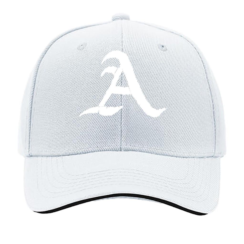 Adjustable Snapback Baseball Cap with Stylish Letter A  Vintage Black Curved Brim for  Ideal Fo Sandwich Baseball Cap