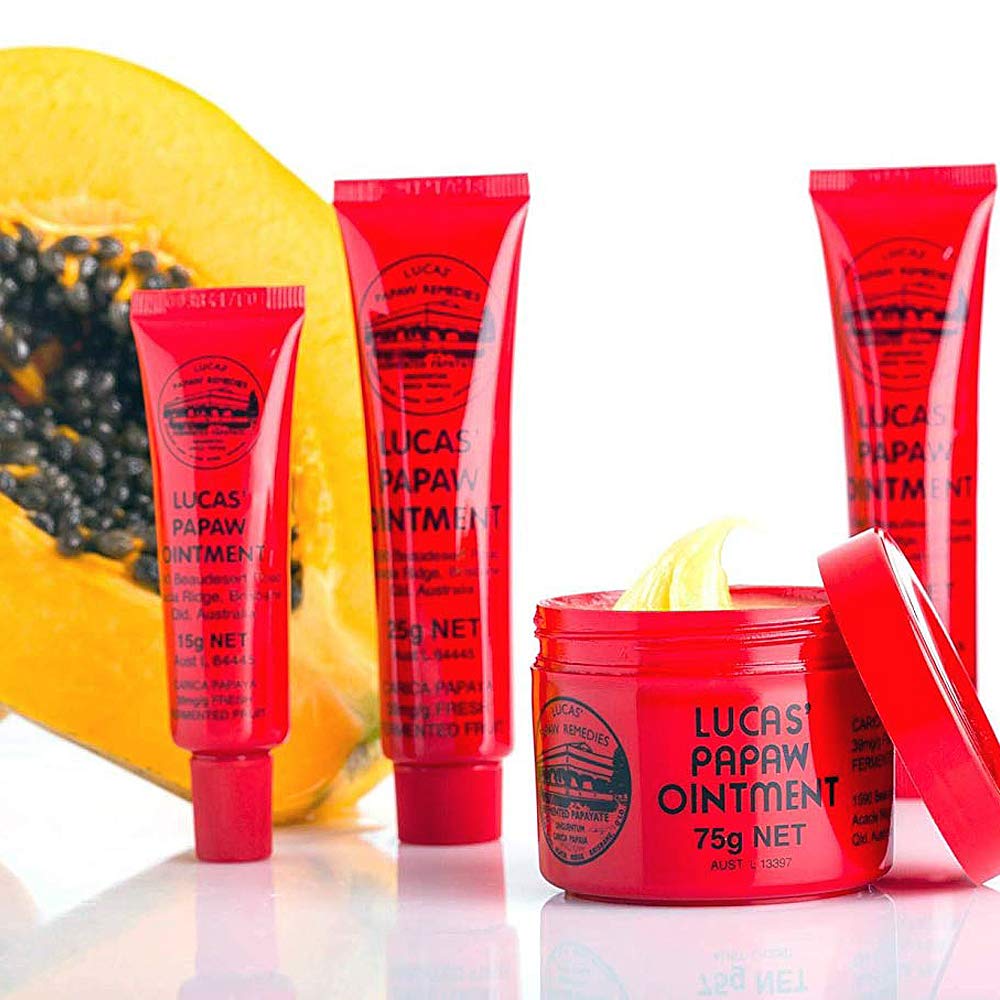 PAPAW OINTMENT Lip 25g x LUCAS' Applicator, 6-Pack [Used]