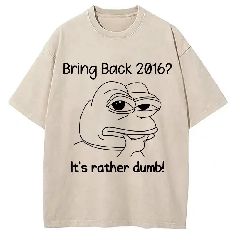 

Fashion Pure Cotton Washed T-shirts Men s Short Sleeve Summer Harajuku Tees Korean Style Ugly Frog Printed Man Clothings 3XL