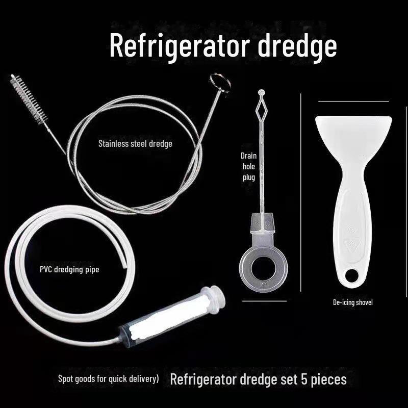 

Щетка для чистки сливного отверстия холодильника — удобный инструмент для устранения засоров в бытовом водопроводе. 5PCS(100CM)