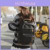 Large Capacity Unisex College Travel Backpack For High School Students With Letter Pattern Design