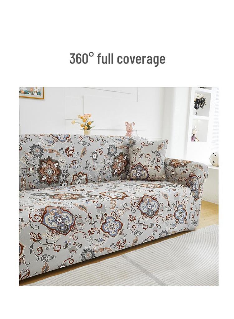 2024 Universal Anti-Slip Sofa Bed Cover: Printed, Dirt-Proof, Anti-Cat Scratch, Multifunctional for Living Room