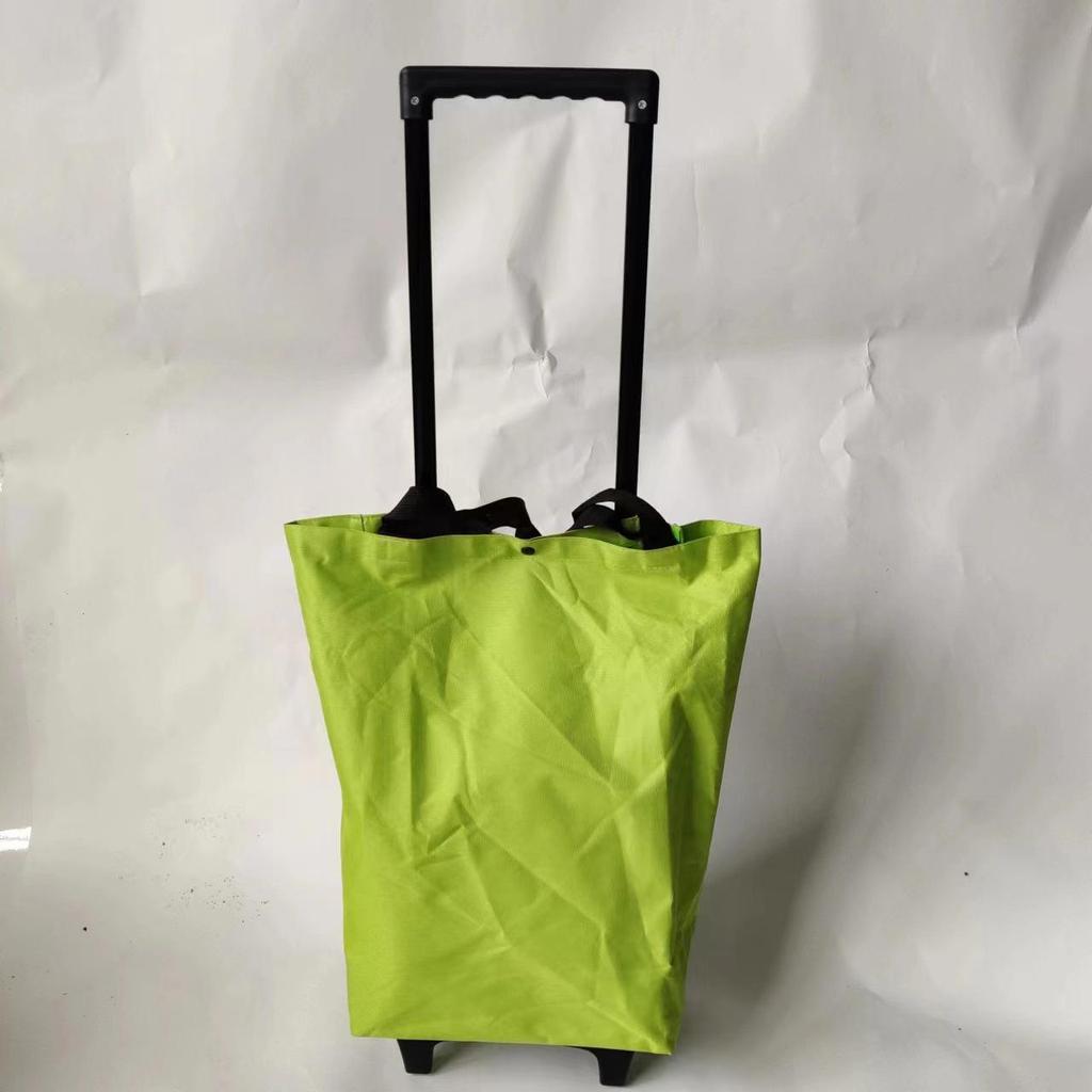 Faltbarer Polyester-Einkaufswagen mit Rädern - Tragbare Trolley-Tasche