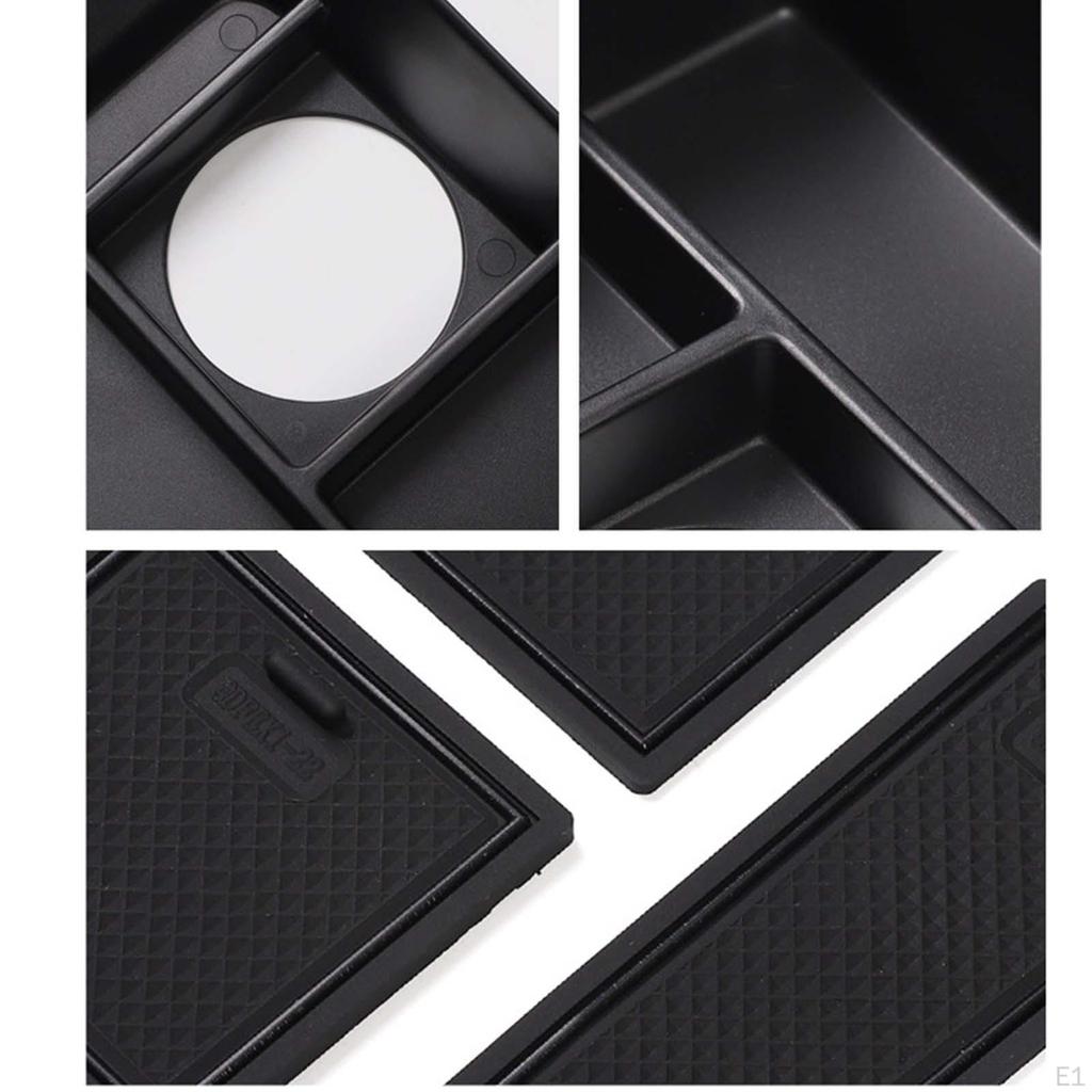 Center Console Storage Box Multi Use Accessories Organizer for Automotive Armrest
