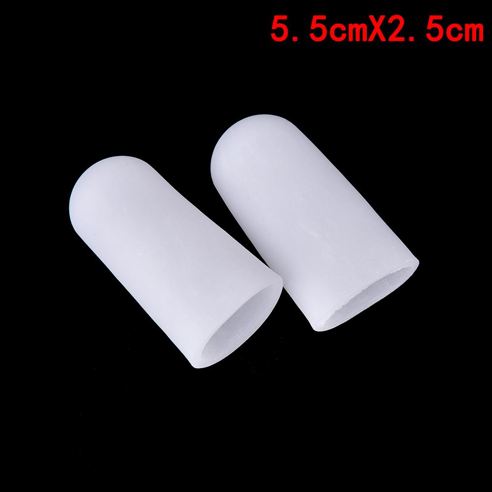 2Pcs Silicone Gel Tube Bandage Finger & Toe Protectors Foot Feet Pain Relief Guard for Feet Care insoles Feet Care Tool
