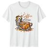 Coffee Please Unisexs TShirt Autumn Fall Coffee Halloween Gift For Her