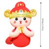 Good Luck Wealth Snake Year Mascot Toy Big Eyes Lucky Snake Doll Snake Year Plush Toy  Home Decor