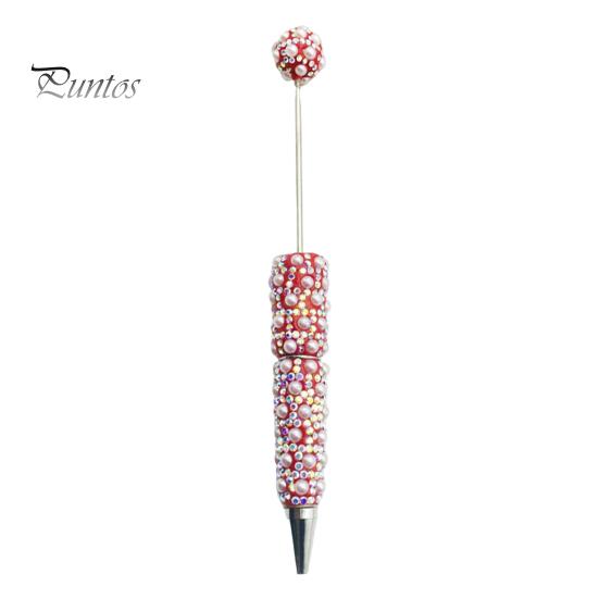 Dekorativer Büro-Stift DIY Perlenstift, Strass-Kunstperlen-Kugelschreiber, Schicker Glitzer, Personalisierte Geschenkidee zum Basteln, Schreibwaren für Schüler, Schreibwerkzeuge