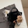 IELGY Ladies Handbag Autumn Winter Fashionable All-Match Cross-Body Plush Bag