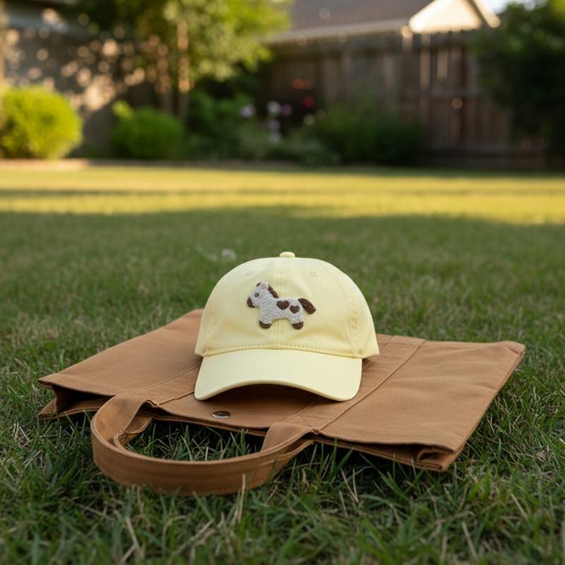 Korean Cute Pony Embroidered Baseball Cap Fashion Versatile Baseball Cap For Women Men