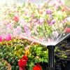 360 Degree Rotating Pop Up Sprinkler Head High Pressure Retractable Plastic Garden Irrigation Tool For Lawn Flower Bed Watering