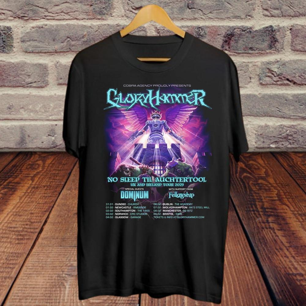 GloryHammer Band Tour 2025 UK And Ireland  Size S-5XL Unisex T-Shirt M