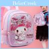 Adorable Cartoon Children Backpack Cute Kuromi And My Melody Design For Girls