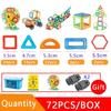 Large Educational Magnetic Tiles - Children's Development Toy for Creative Building and Thinking