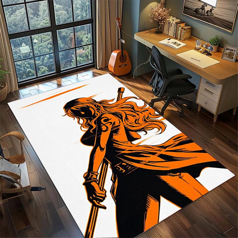 Non Slip Washable "ONE PIECE" Rug Large Area Carpet Gamer Room Bedroom Home Decor Kwq2