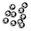 bqfhy4 11mm 14mm Car Logo Styling Remote Control Key Sticker For Skoda Octavia MK2 MK 2 3 A5 A7 A8 Fabia Karoq Superb Rapid Kamiq Scala