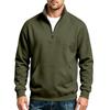 Men's Casual Half Zip Sweatshirt with Stand Collar for Everyday Wear