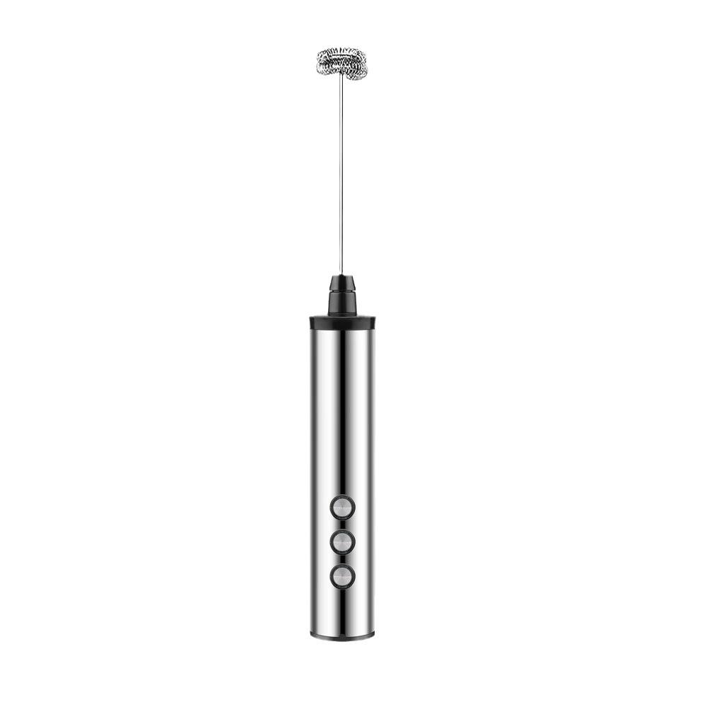 USB Rechargeable Handheld Electric Milk Frother – Ideal for Eggs, Baking, and Frothing.