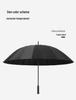 Windproof Double Canopy Umbrella with 24 Ribs and Long Handle