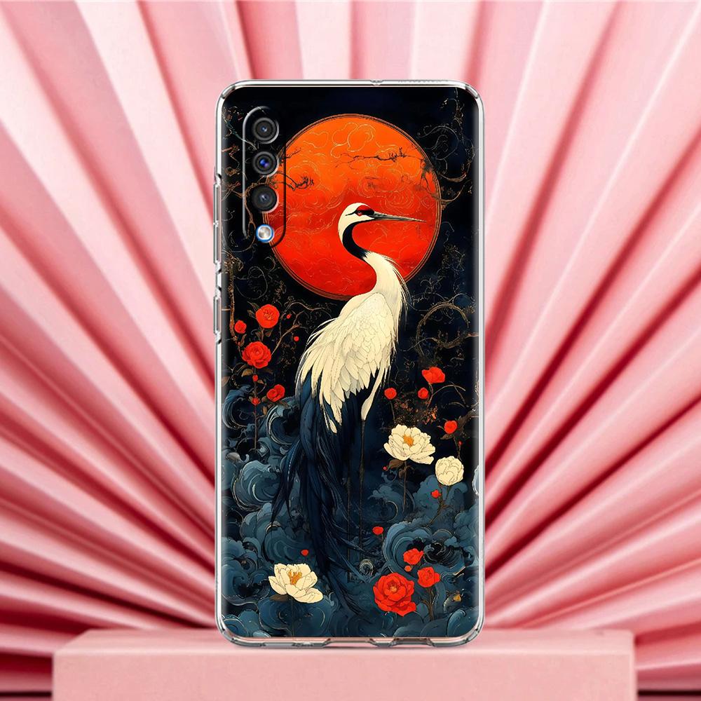 Case For Samsung A56 A36 A26 A24 A16 A14 A12 A32 A50 A70 A22 A40 A34 A54 A42 A52 5G A04s A06 Cover Japanese Style Art Japan