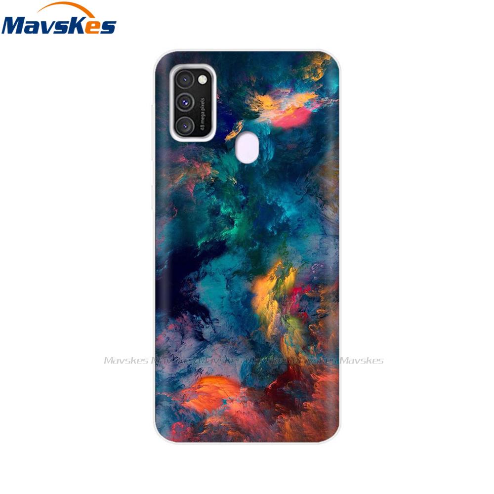 For Samsung Galaxy M21 Case Back Cover Soft Silicone TPU Phone Case For Samsung Galaxy M20 M21 M30 M30s M31 Case Cover Bumper