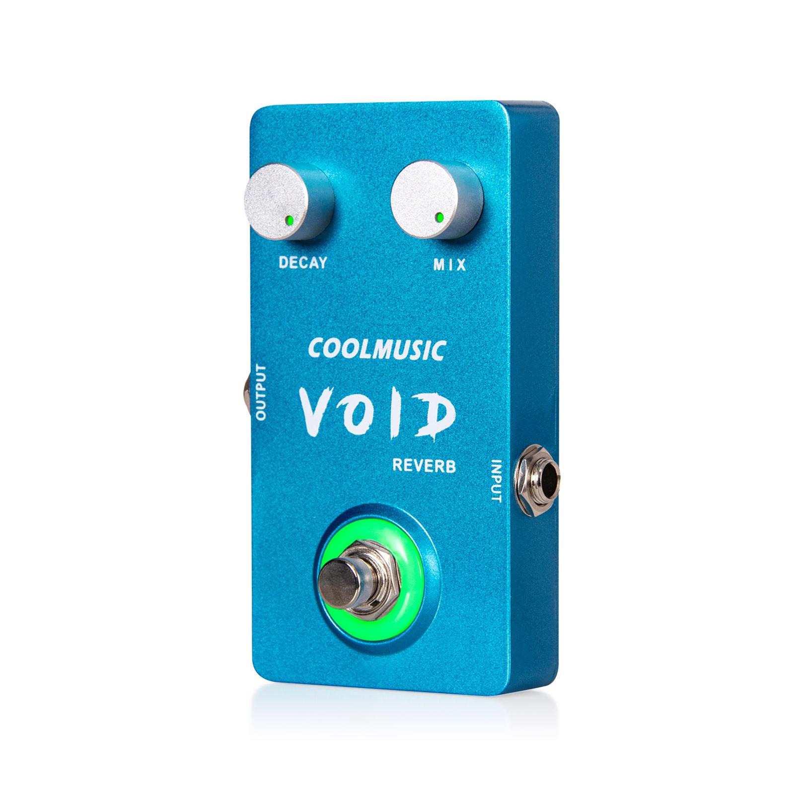 COOLMUSIC C-RV01 Мини-педаль реверберации Электрогитара Педаль эффектов Портативный — фото 13