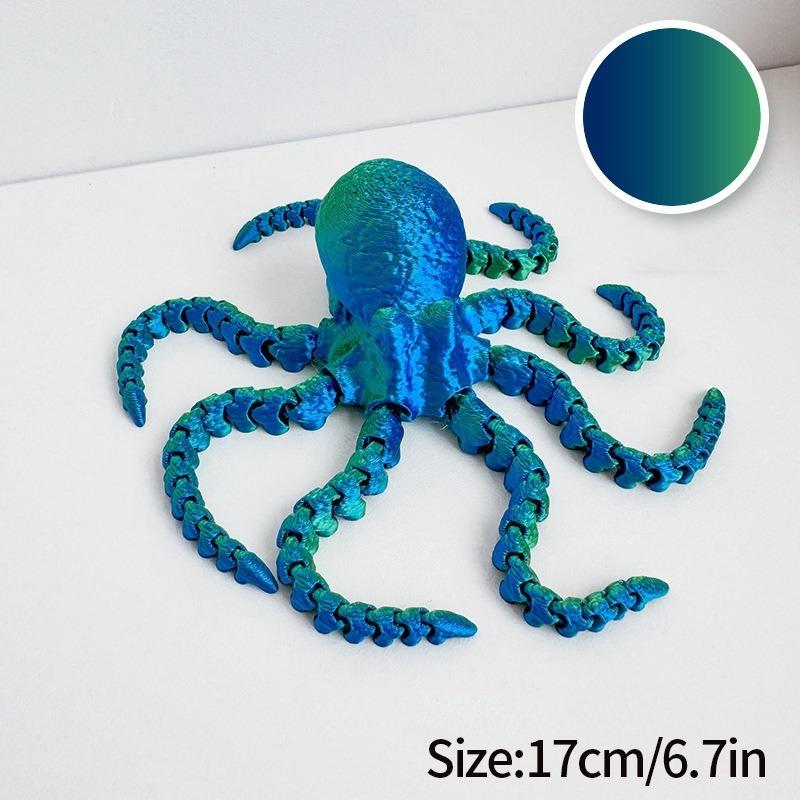 

3D printed octopus arm joints can be used to make handcrafted night-light ornaments, toys, handicrafts and table decorations.