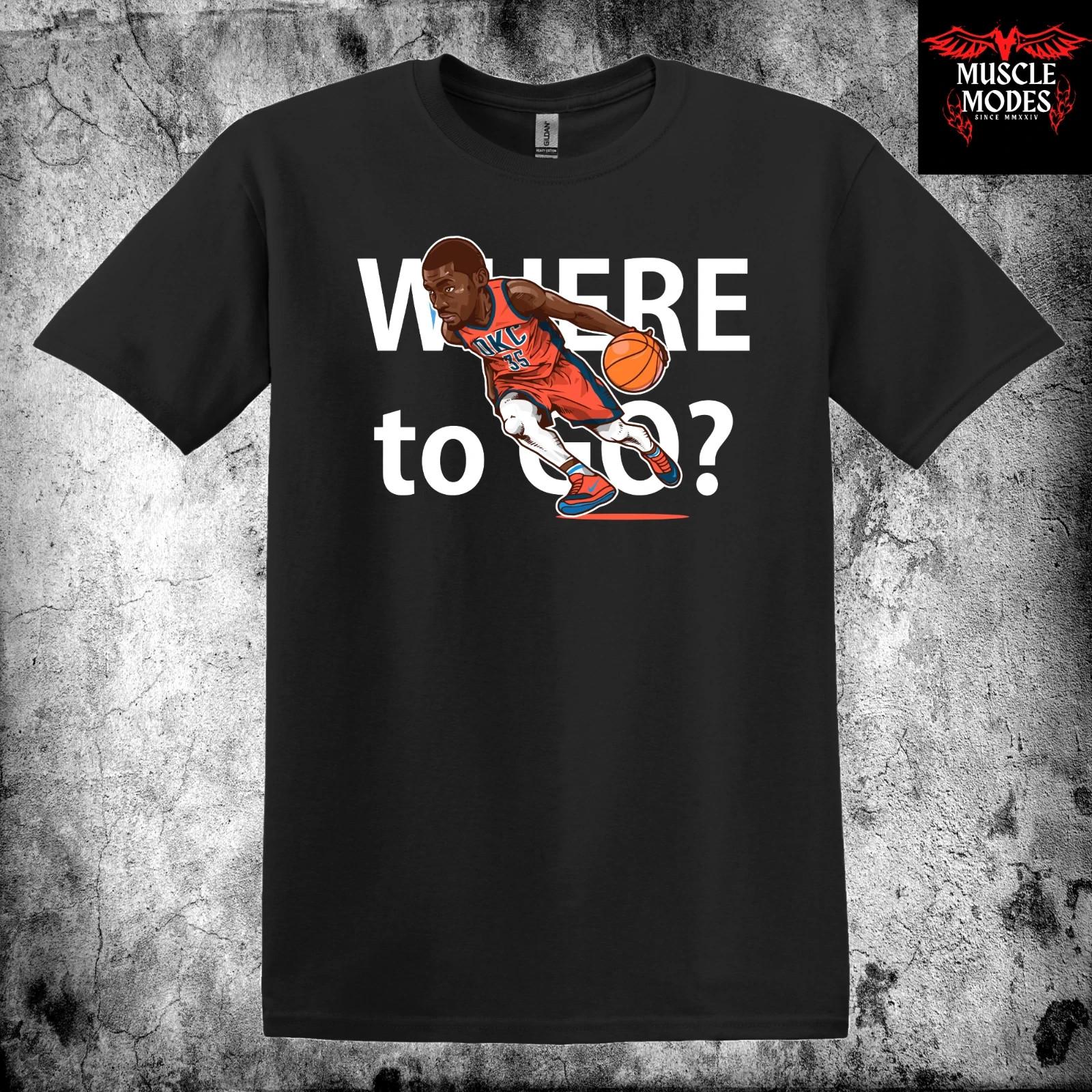 Kevin Durant Where to go? NBA Legends Tribute Premium Unisex Sports T-Shirt XL