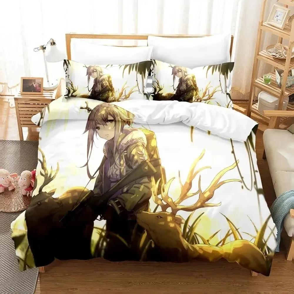 3D Print Anime Game Arknights Bedding Collection Duvet Cover Bed Collection Quilt Cover Pillowcase Comforter King Queen Size Boys Adult
