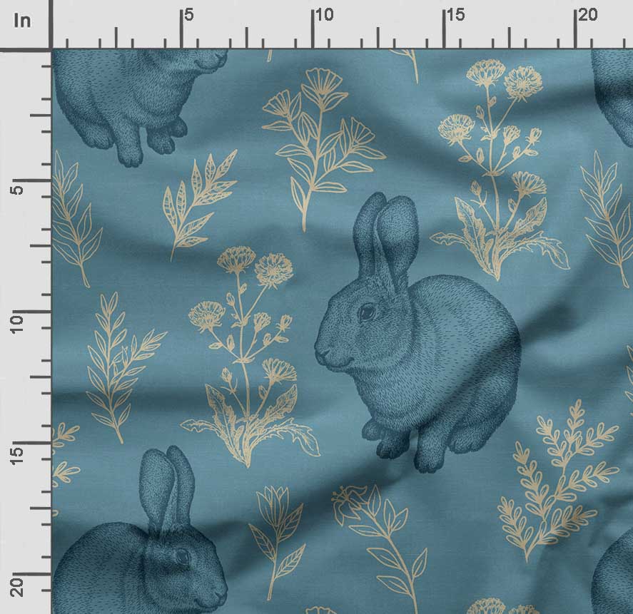 Soimoi Animals Print, Bavlna Cambric, Prošívací tkanina prodávaná The Yard 42 palců široká, bavlněná tkanina střední gramáže, Šicí potřeby,